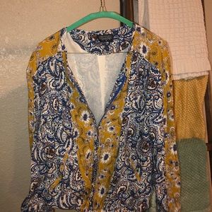 Pattern bomber jacket